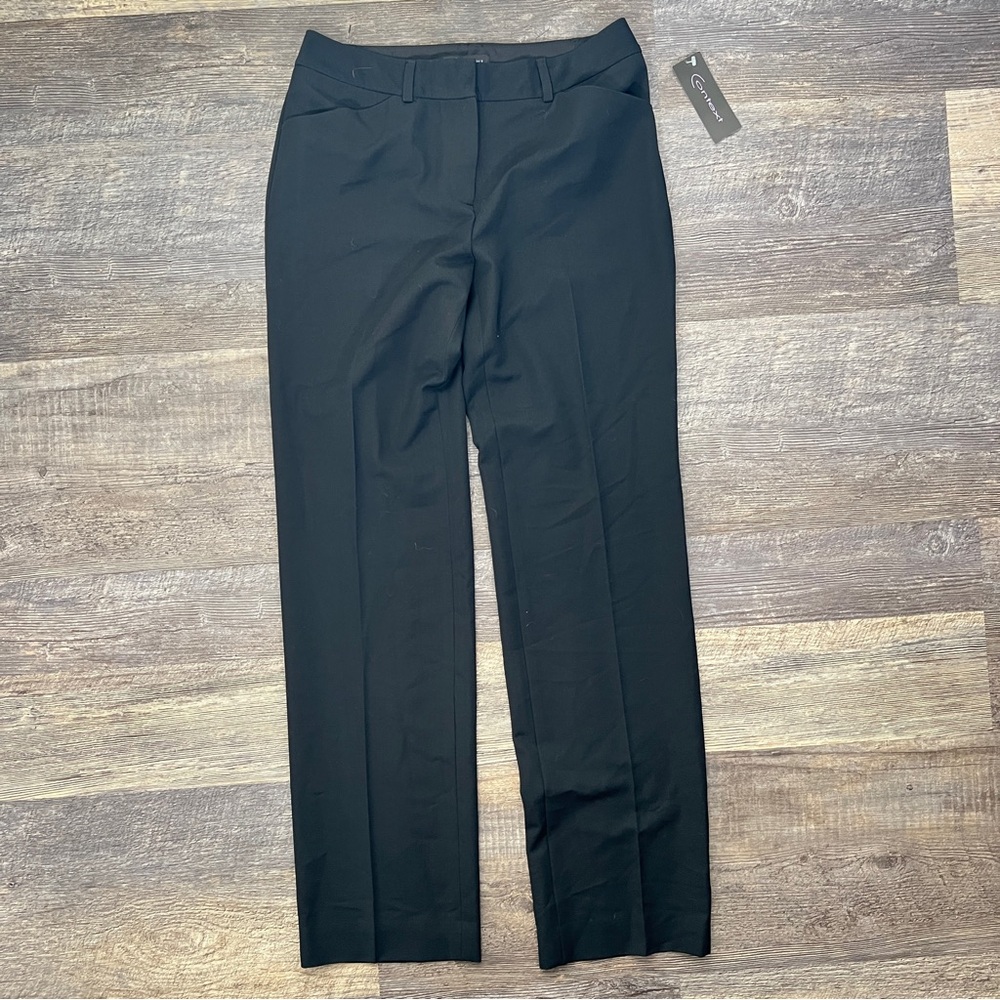 NWT Context black straight leg business casual dress pants size 4 B138